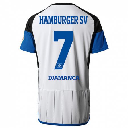 Kandiny Bambino Maglia Ismaila Djamanca #7 Bianco Kit Gara Home 2023/24 Maglietta