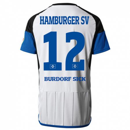 Kandiny Bambino Maglia Emma Burdorf-Sick #12 Bianco Kit Gara Home 2023/24 Maglietta