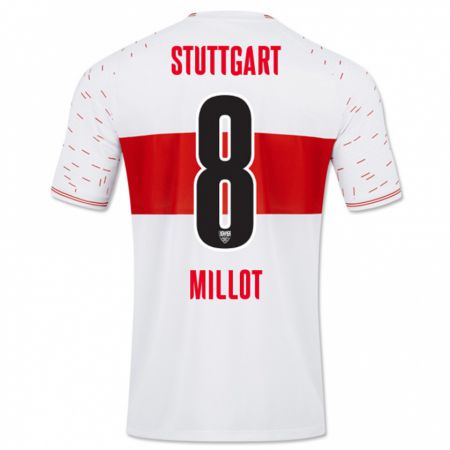 Kandiny Kinder Enzo Millot #8 Weiß Heimtrikot Trikot 2023/24 T-Shirt Österreich