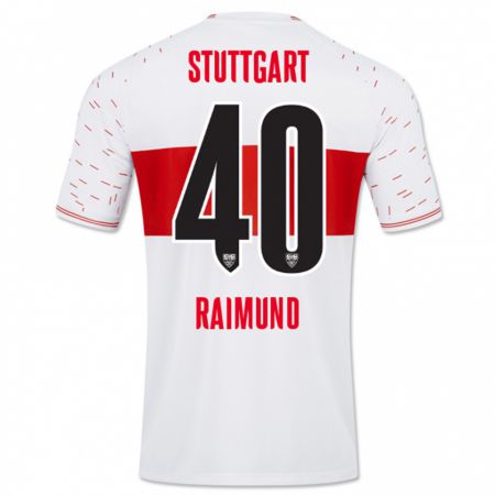 Kandiny Kinder Luca Raimund #40 Weiß Heimtrikot Trikot 2023/24 T-Shirt Österreich