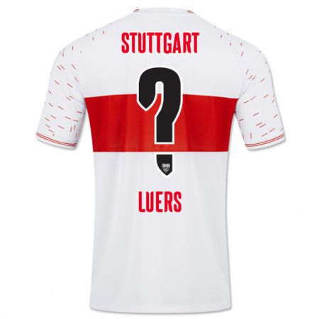 Kandiny Bambino Maglia Julian Lüers #0 Bianco Kit Gara Home 2023/24 Maglietta