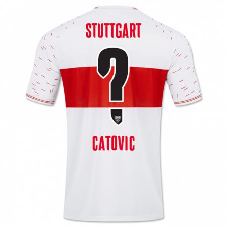 Kandiny Bambino Maglia Mirza Catovic #0 Bianco Kit Gara Home 2023/24 Maglietta