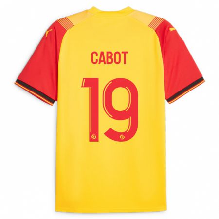 Kandiny Kinderen Jimmy Cabot #19 Geel Thuisshirt Thuistenue 2023/24 T-Shirt België