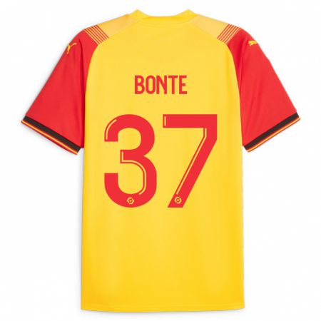 Kandiny Kinder Nolan Bonte #37 Gelb Heimtrikot Trikot 2023/24 T-Shirt Österreich