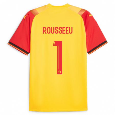 Kandiny Bambino Maglia Justine Rousseeu #1 Giallo Kit Gara Home 2023/24 Maglietta