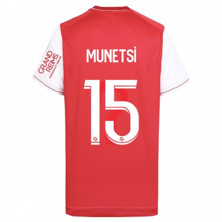 Kandiny Kinderen Marshall Munetsi #15 Rood Thuisshirt Thuistenue 2023/24 T-Shirt België