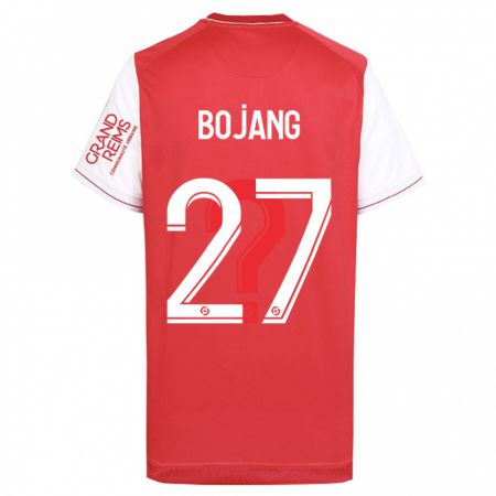 Kandiny Bambino Maglia Adama Bojang #27 Rosso Kit Gara Home 2023/24 Maglietta