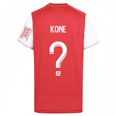 Kandiny Kinderen Abdoul Koné #0 Rood Thuisshirt Thuistenue 2023/24 T-Shirt België