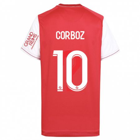 Kandiny Bambino Maglia Rachel Corboz #10 Rosso Kit Gara Home 2023/24 Maglietta