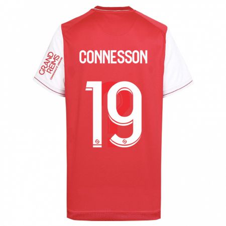 Kandiny Kinderen Adele Connesson #19 Rood Thuisshirt Thuistenue 2023/24 T-Shirt België