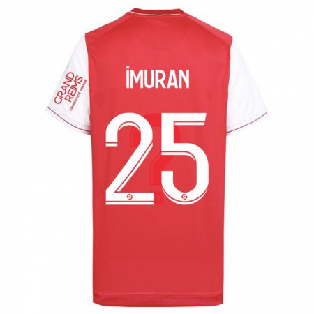 Kandiny Kinderen Rofiat Adenike Imuran #25 Rood Thuisshirt Thuistenue 2023/24 T-Shirt België