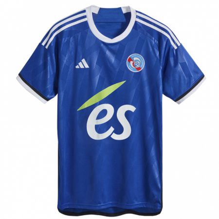 Kandiny Kinderen Elies Araar Fernandez #0 Blauw Thuisshirt Thuistenue 2023/24 T-Shirt België