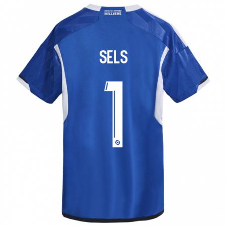 Kandiny Kinder Matz Sels #1 Blau Heimtrikot Trikot 2023/24 T-Shirt Österreich