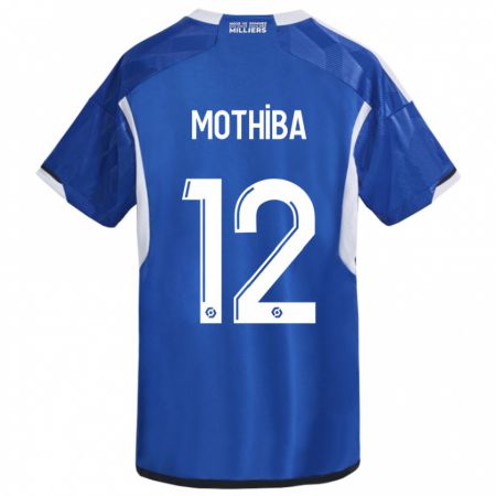 Kandiny Kinderen Lebo Mothiba #12 Blauw Thuisshirt Thuistenue 2023/24 T-Shirt België