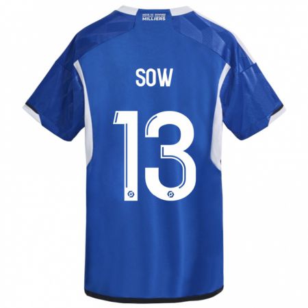 Kandiny Bambino Maglia Saïdou Sow #13 Blu Kit Gara Home 2023/24 Maglietta