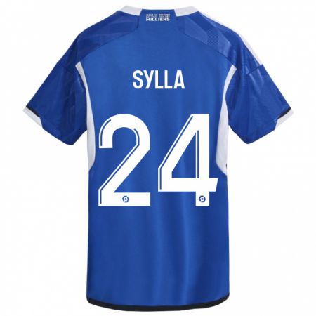 Kandiny Kinderen Abakar Sylla #24 Blauw Thuisshirt Thuistenue 2023/24 T-Shirt België