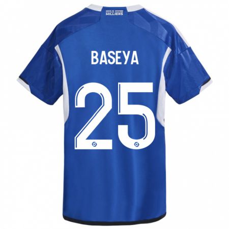 Kandiny Kinderen Steven Baseya #25 Blauw Thuisshirt Thuistenue 2023/24 T-Shirt België