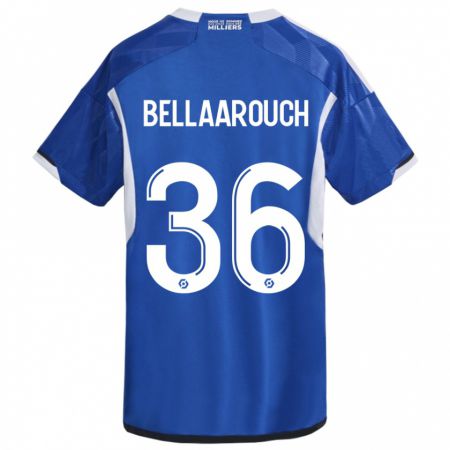 Kandiny Kinderen Alaa Bellaarouch #36 Blauw Thuisshirt Thuistenue 2023/24 T-Shirt België