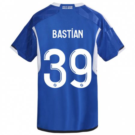 Kandiny Bambino Maglia Maxime Bastian #39 Blu Kit Gara Home 2023/24 Maglietta