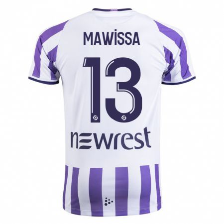 Kandiny Niño Camiseta Christian Mawissa Elebi #13 Blanco 1ª Equipación 2023/24 La Camisa