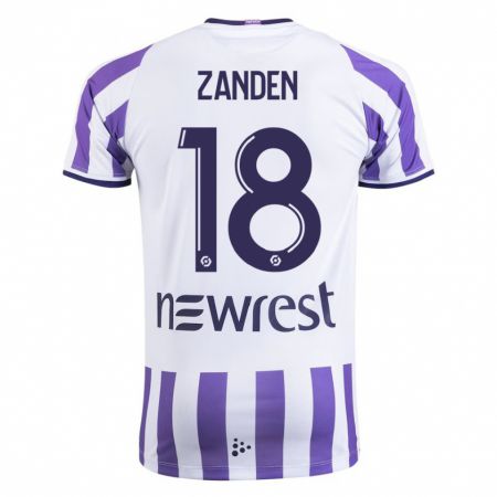 Kandiny Niño Camiseta Oliver Zandén #18 Blanco 1ª Equipación 2023/24 La Camisa