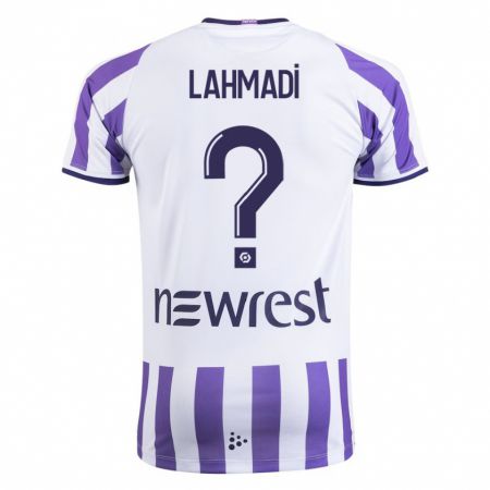 Kandiny Niño Camiseta Noah Lahmadi #0 Blanco 1ª Equipación 2023/24 La Camisa