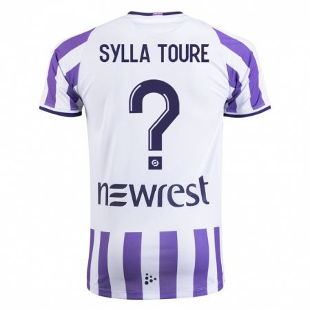 Kandiny Niño Camiseta Ismael Sylla Touré #0 Blanco 1ª Equipación 2023/24 La Camisa