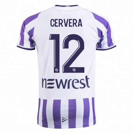 Kandiny Niño Camiseta Laurianne Cervera #12 Blanco 1ª Equipación 2023/24 La Camisa