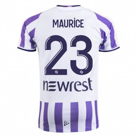 Kandiny Bambino Maglia Sandra Maurice #23 Bianco Kit Gara Home 2023/24 Maglietta