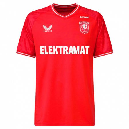 Kandiny Kinderen Renate Jansen #11 Rood Thuisshirt Thuistenue 2023/24 T-Shirt België