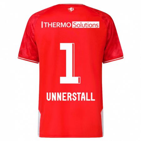 Kandiny Kinderen Lars Unnerstall #1 Rood Thuisshirt Thuistenue 2023/24 T-Shirt België