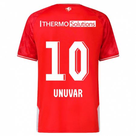 Kandiny Kinder Naci Ünüvar #10 Rot Heimtrikot Trikot 2023/24 T-Shirt Österreich