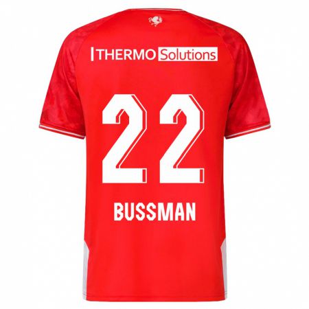 Kandiny Kinderen Fiene Bussman #22 Rood Thuisshirt Thuistenue 2023/24 T-Shirt België