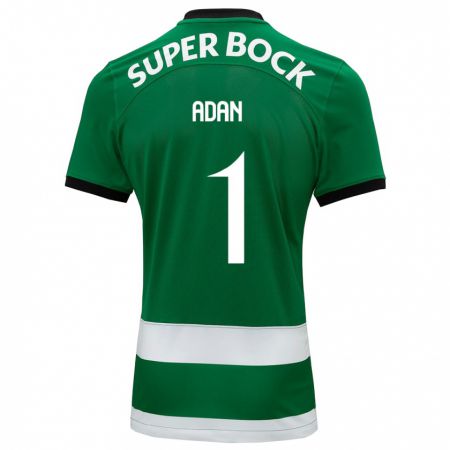 Kandiny Bambino Maglia Antonio Adán #1 Verde Kit Gara Home 2023/24 Maglietta