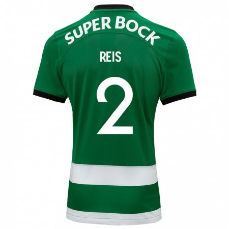 Kandiny Niño Camiseta Matheus Reis #2 Verde 1ª Equipación 2023/24 La Camisa