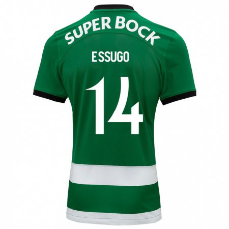 Kandiny Bambino Maglia Dário Essugo #14 Verde Kit Gara Home 2023/24 Maglietta