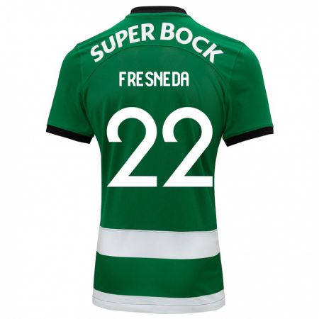 Kandiny Bambino Maglia Iván Fresneda #22 Verde Kit Gara Home 2023/24 Maglietta