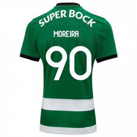 Kandiny Niño Camiseta Afonso Moreira #90 Verde 1ª Equipación 2023/24 La Camisa