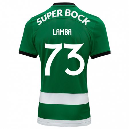 Kandiny Bambino Maglia Chico Lamba #73 Verde Kit Gara Home 2023/24 Maglietta