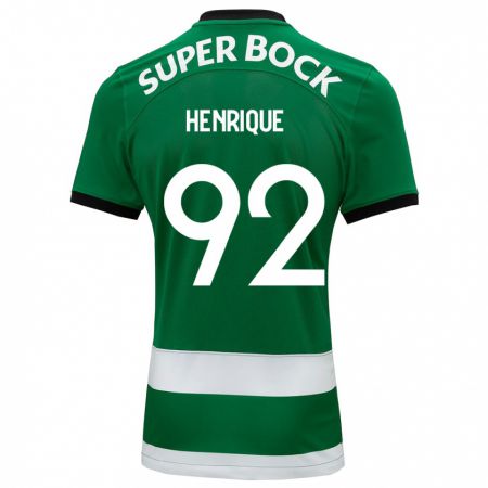 Kandiny Bambino Maglia Eduardo Henrique #92 Verde Kit Gara Home 2023/24 Maglietta