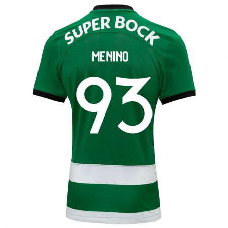 Kandiny Bambino Maglia Miguel Menino #93 Verde Kit Gara Home 2023/24 Maglietta