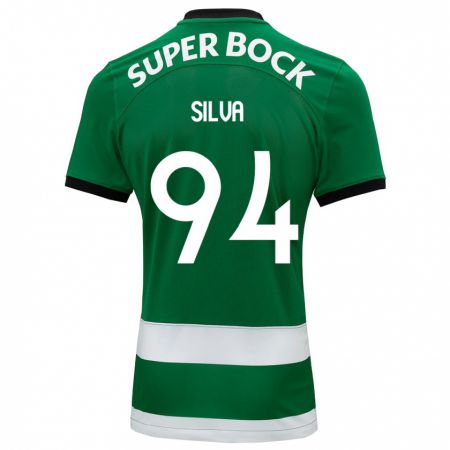 Kandiny Bambino Maglia Pedro Silva #94 Verde Kit Gara Home 2023/24 Maglietta