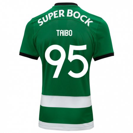 Kandiny Niño Camiseta Lucas Taibo #95 Verde 1ª Equipación 2023/24 La Camisa