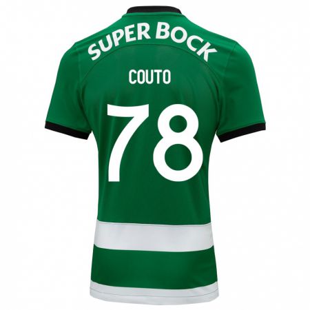 Kandiny Bambino Maglia Mauro Couto #78 Verde Kit Gara Home 2023/24 Maglietta