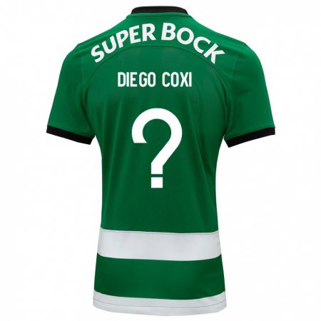 Kandiny Niño Camiseta Diego Coxi #0 Verde 1ª Equipación 2023/24 La Camisa