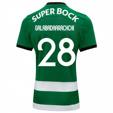 Kandiny Bambino Maglia Jacinta Galabadaarachchi #28 Verde Kit Gara Home 2023/24 Maglietta