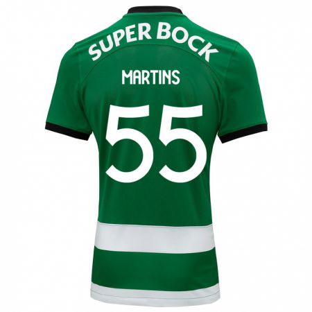 Kandiny Niño Camiseta Carolina Martins #55 Verde 1ª Equipación 2023/24 La Camisa