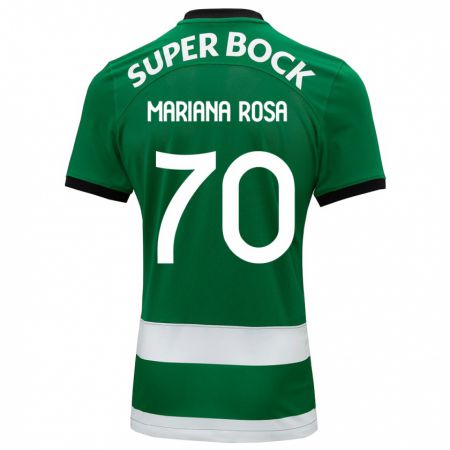 Kandiny Niño Camiseta Mariana Silva Pinto Vilaça Da Rosa #70 Verde 1ª Equipación 2023/24 La Camisa