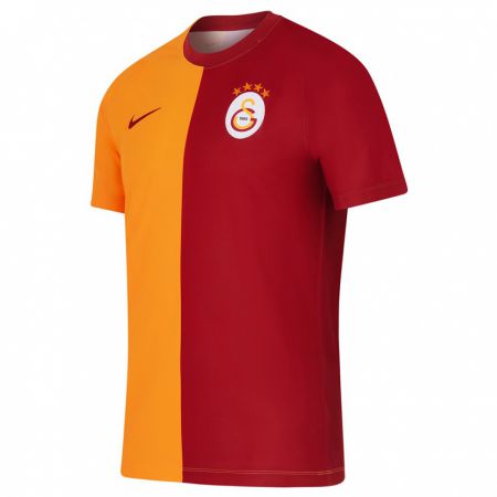 Kandiny Kinderen Ebru Topçu #16 Oranje Thuisshirt Thuistenue 2023/24 T-Shirt België