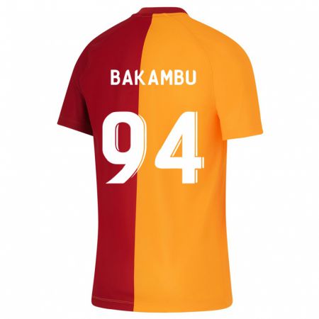 Kandiny Kinderen Cédric Bakambu #94 Oranje Thuisshirt Thuistenue 2023/24 T-Shirt België